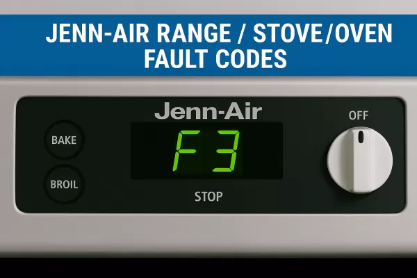 Jenn-Air Range / Stove / Oven Fault Codes
