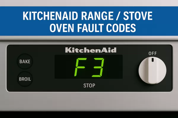 KitchenAid Range / Stove / Oven Fault Codes (2 & 4 Digit)