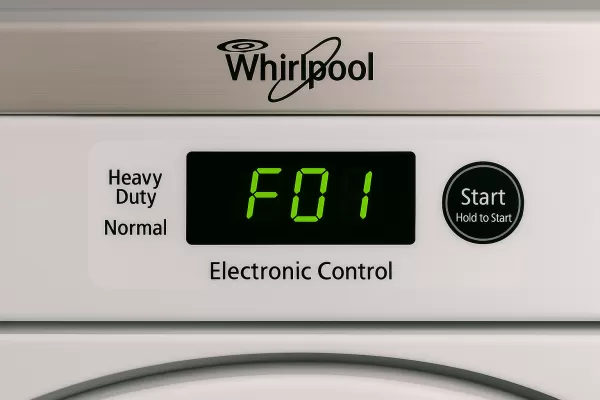 Whirlpool Dryer Error Code F01