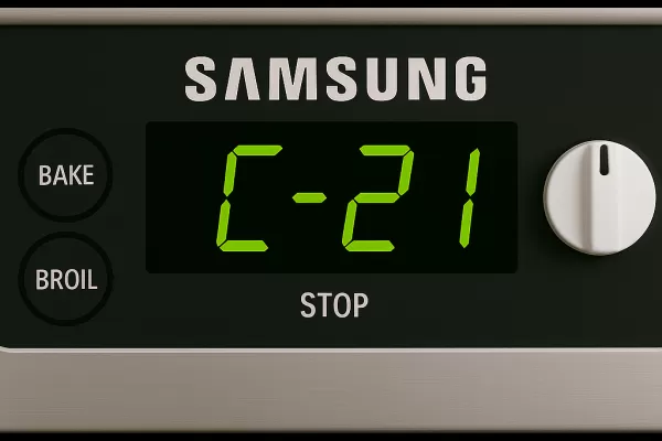 Samsung Oven Error Code C-21