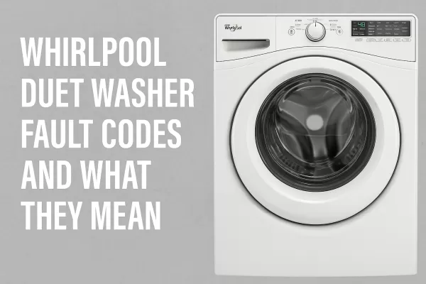Whirlpool Duet Washer Fault Codes and Their Meanings