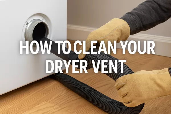 How to Clean Your Dryer Vent: Step-by-Step Safety Guide