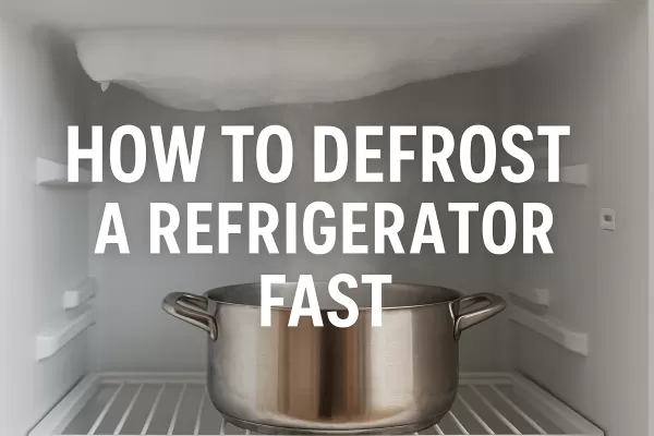 How to Defrost a Refrigerator Quickly and Safely