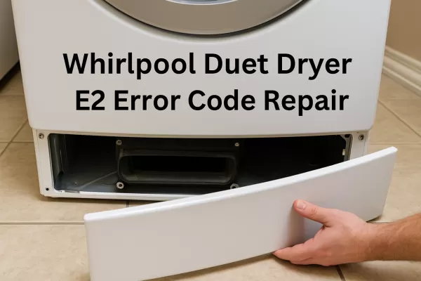 How to Troubleshoot and Repair the Whirlpool Duet Dryer E2 Error Code