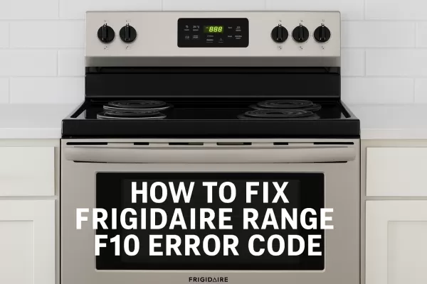 How To Fix Frigidaire Range F10 Error Code